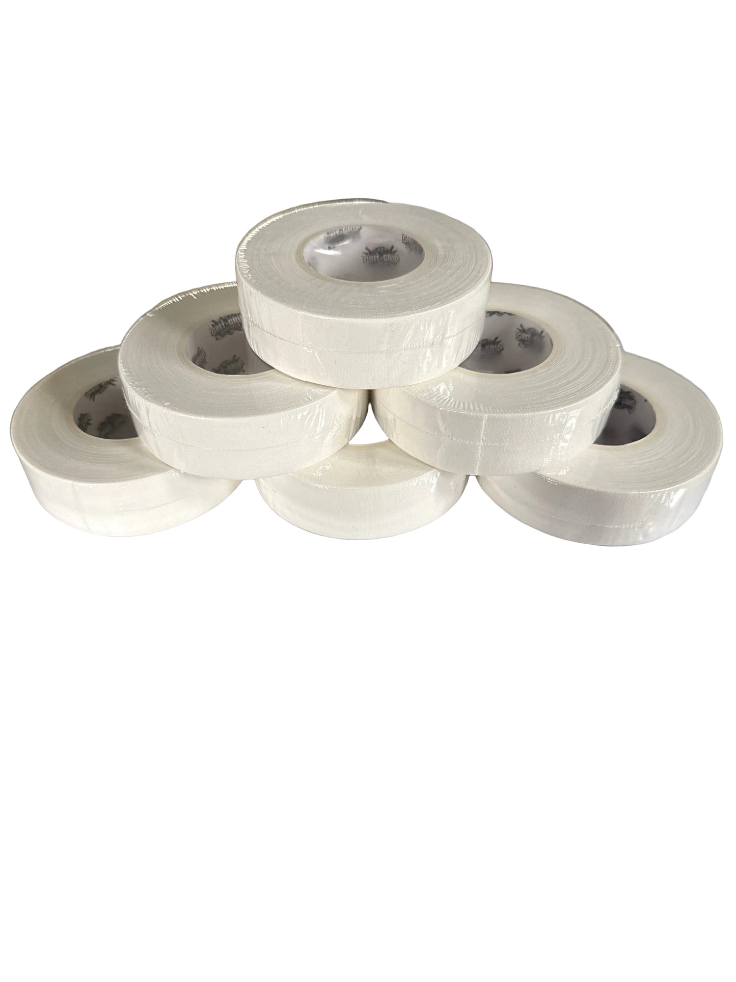 Grit N Grip White Blended Cotton Hockey Tape 6 Pack