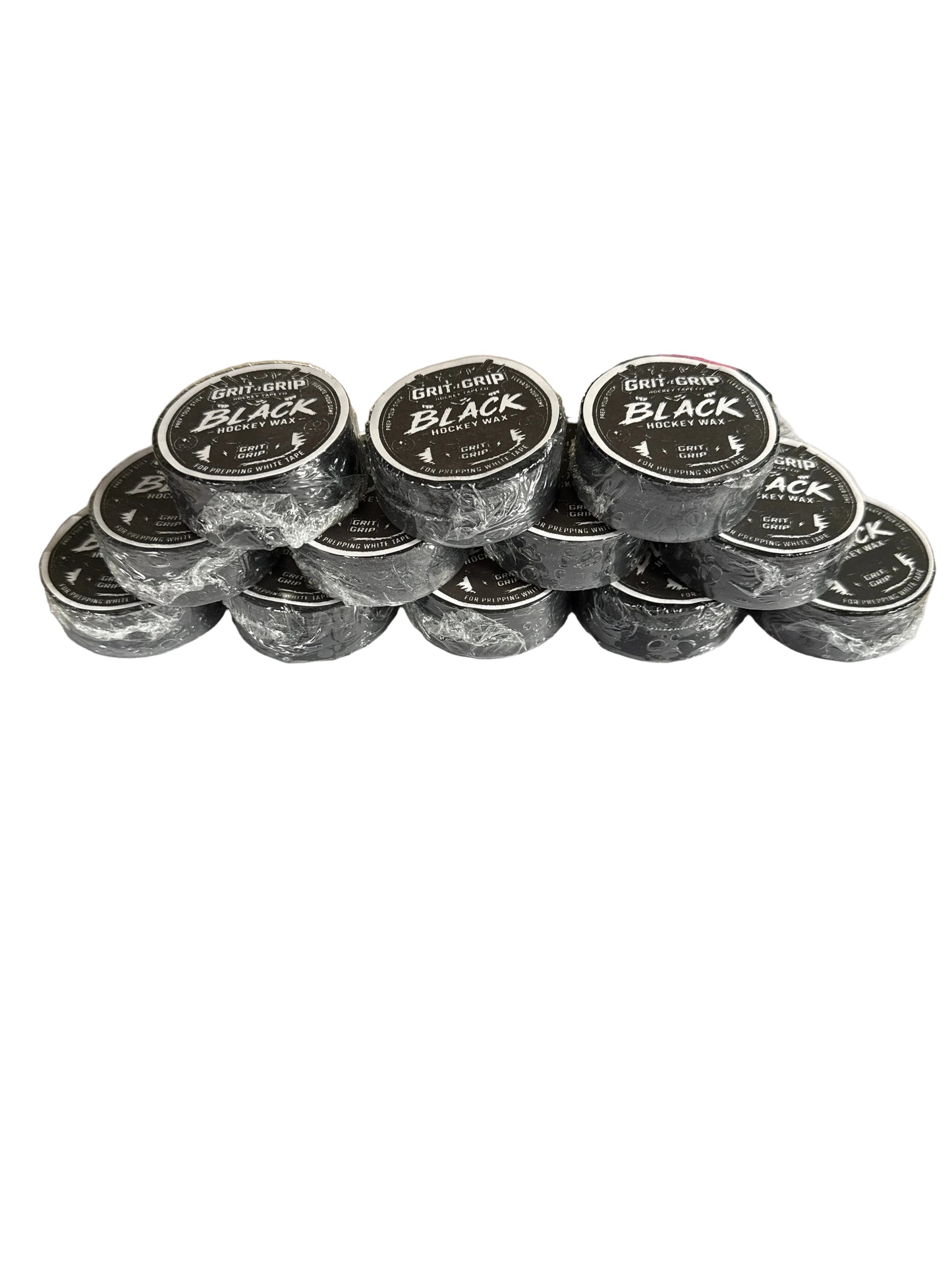 Grit N Grip Black Hockey Wax 12 Pack