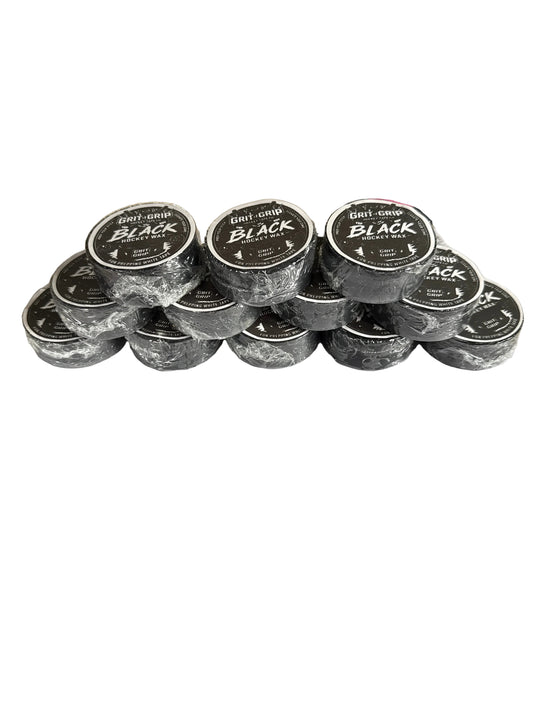 Grit N Grip Black Hockey Wax 12 Pack