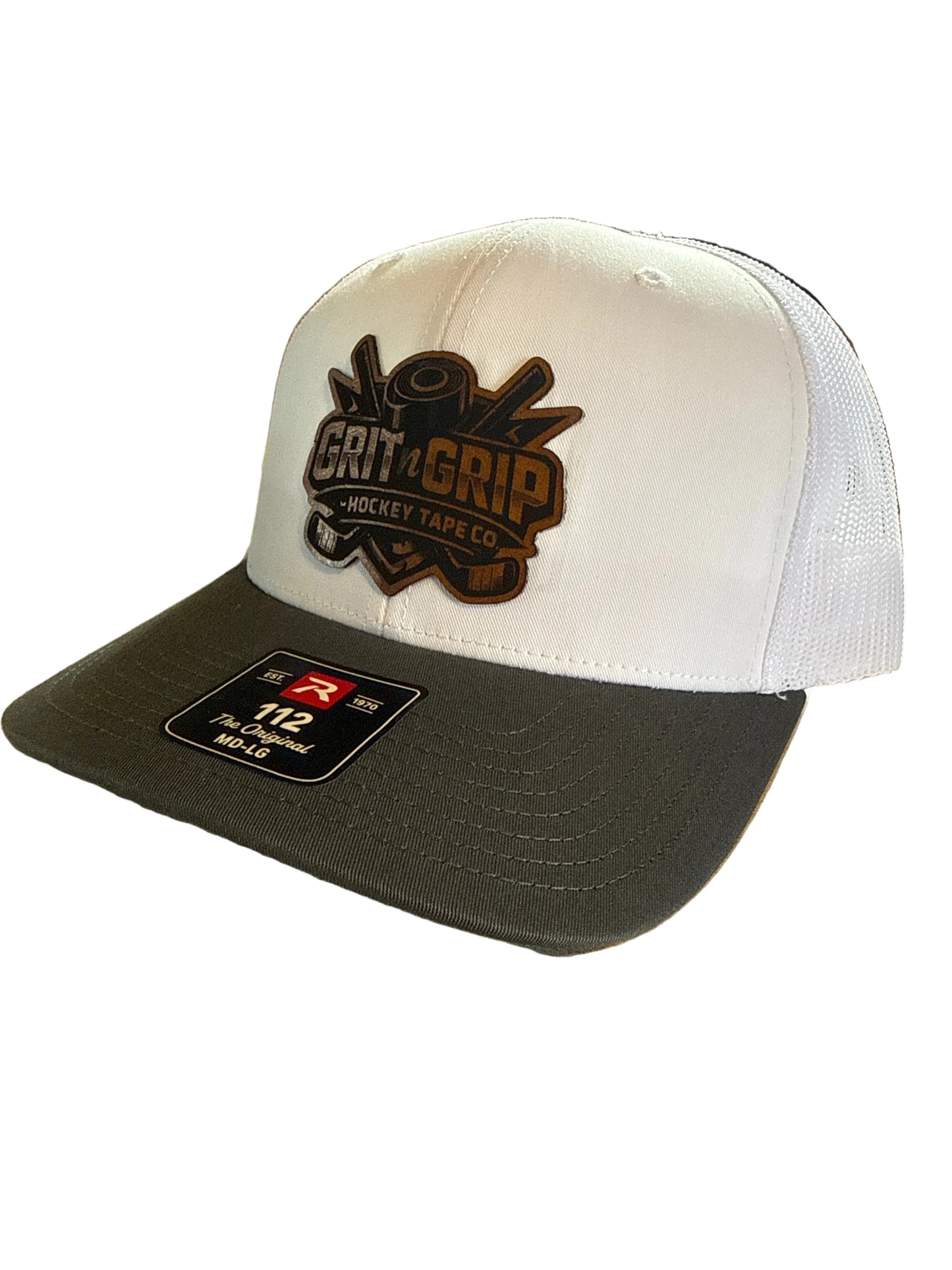 Grit N Grip White Leather Patch Bucket