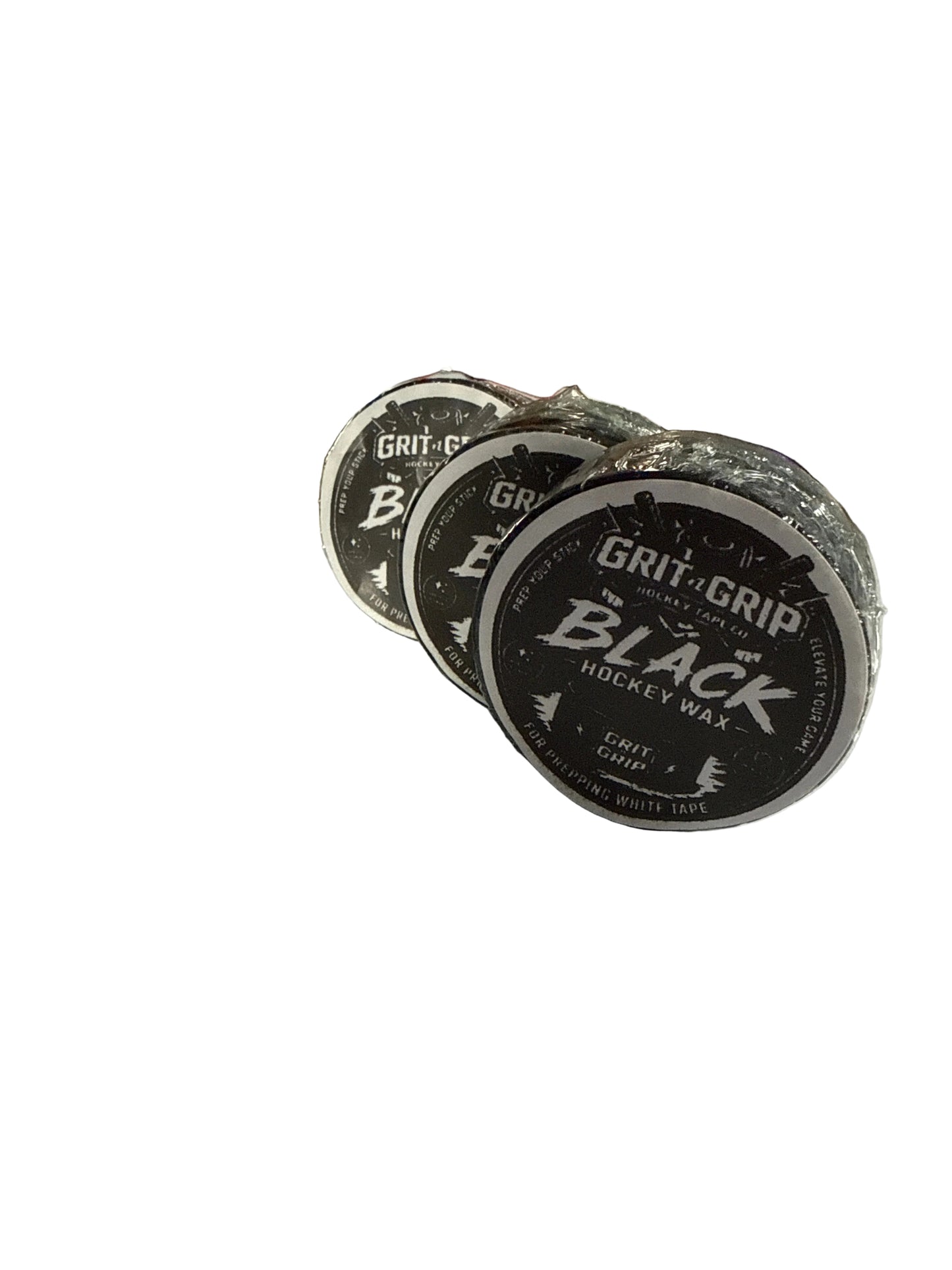 Grit N Grip Black Hockey Wax 3 Pack